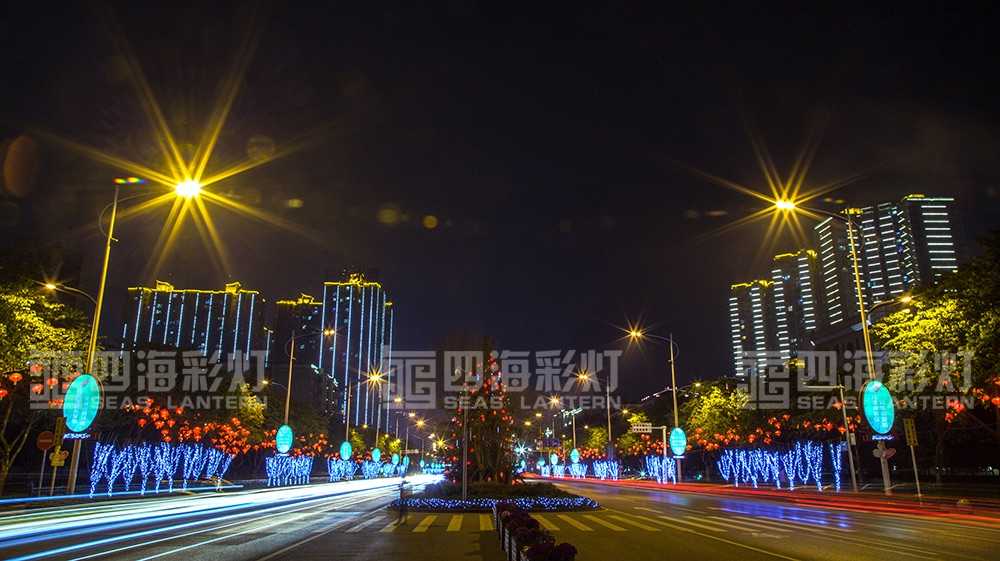 2018重庆黔江新春城市氛围亮化(图1)