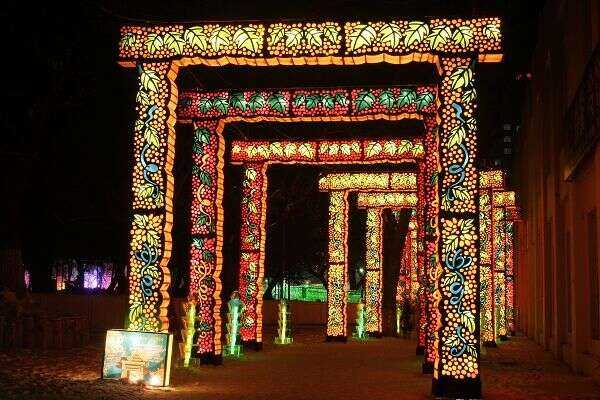 2008年齐齐哈尔龙沙灯会(图1)