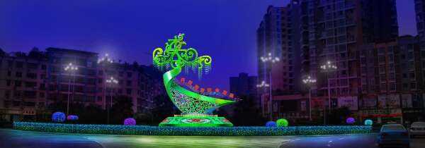 2013富顺春节亮化(图1)