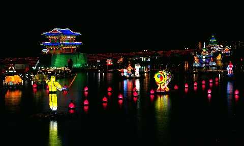 2004年韩国晋州南江流灯节(图3)