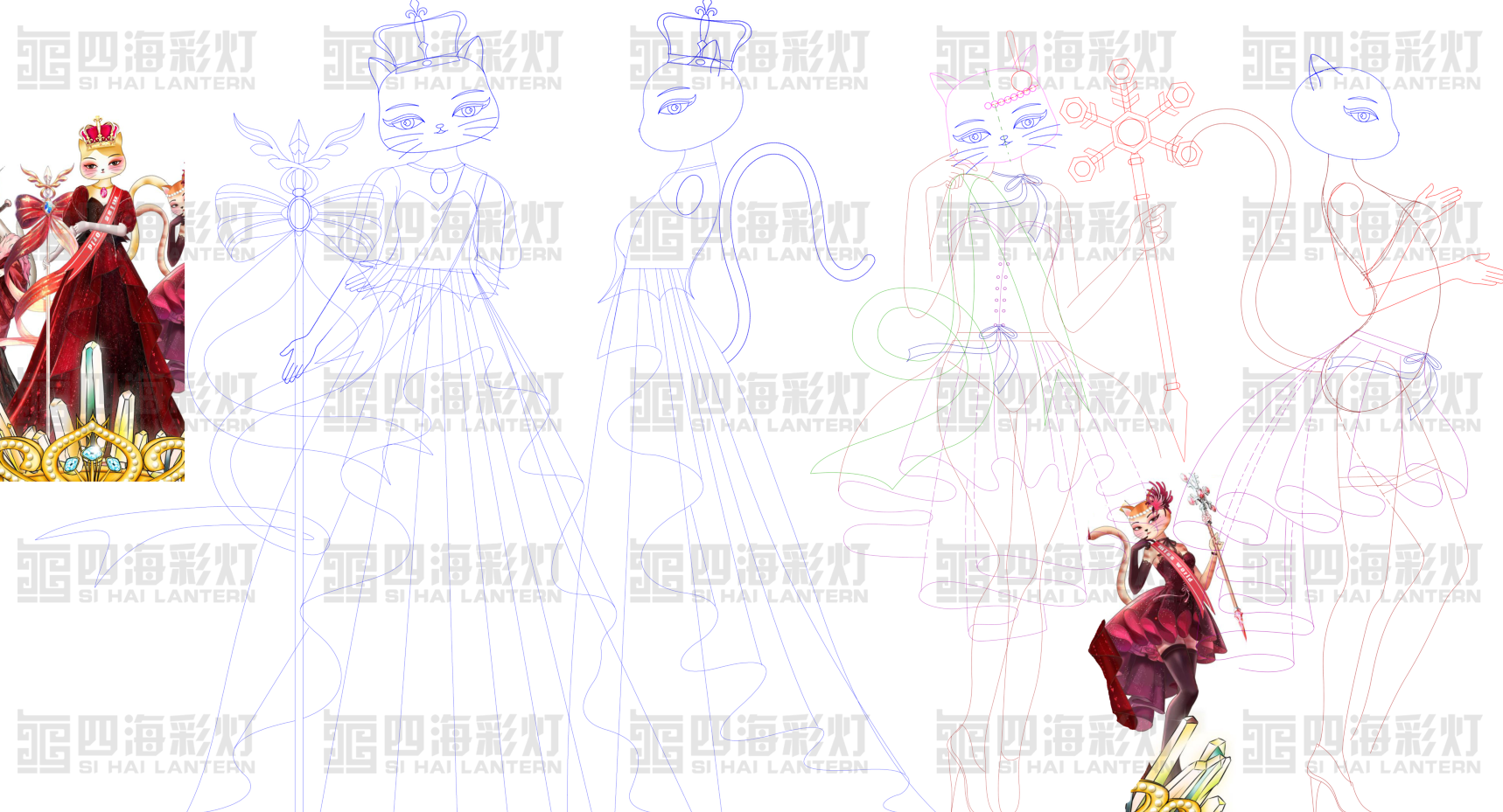 魔幻喵咪奇妙夜 ——2021年“喵小姐的星光派对”主题灯展(图1)