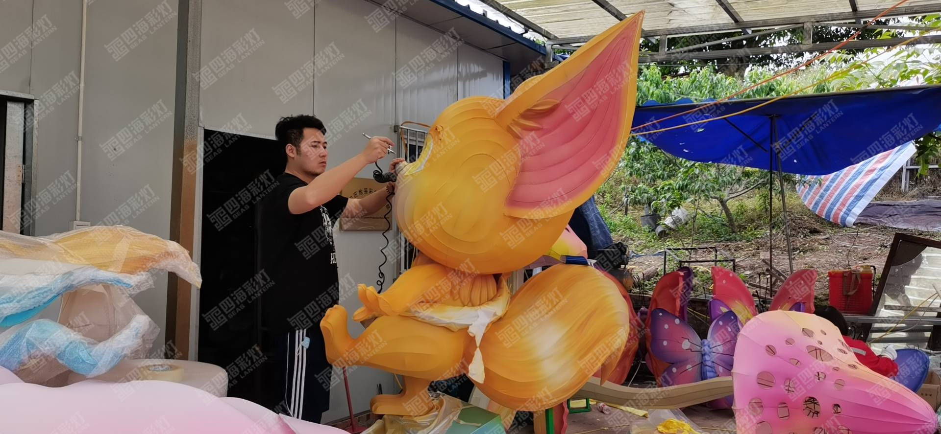 当风雅宋朝遇上阔耳狐 ——2021年杭州“我回大宋踏青寻欢”IP灯光展(图3)