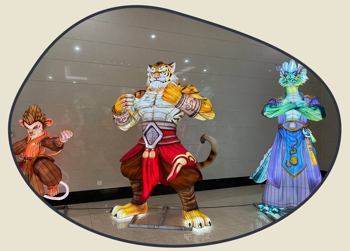 国潮设计新作：生肖彩灯艺术作品——功夫系列即将登场(图4)
