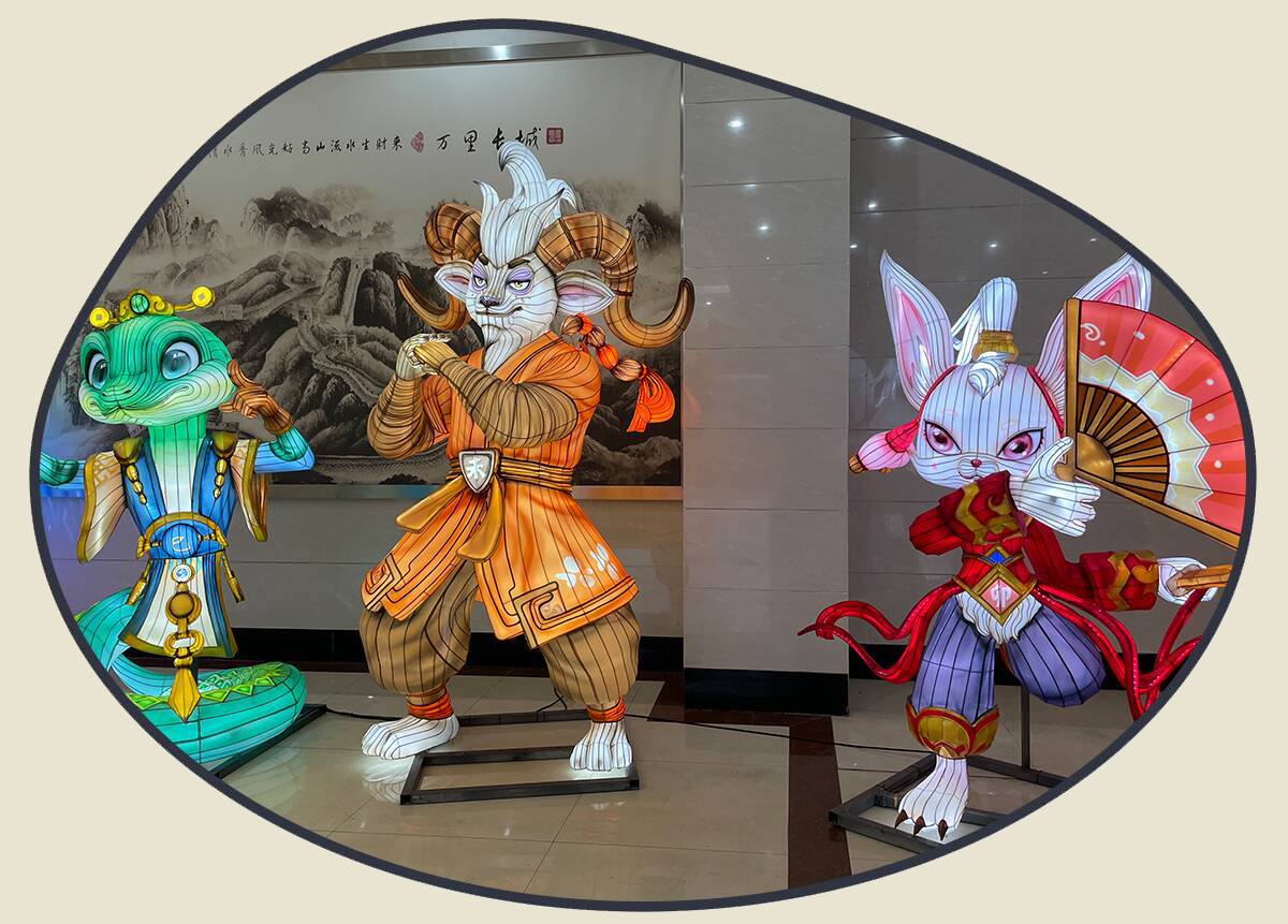 国潮设计新作：生肖彩灯艺术作品——功夫系列即将登场(图2)